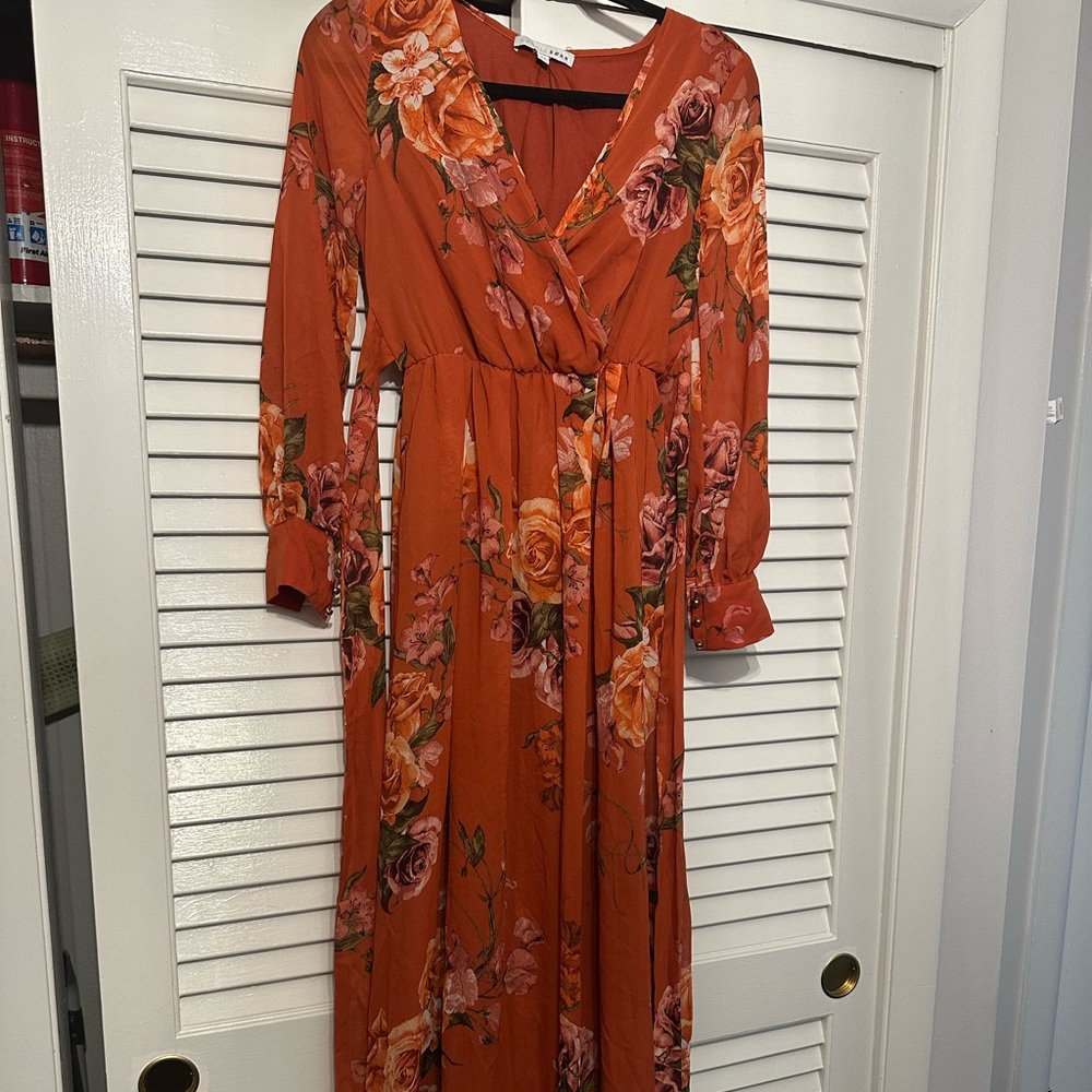 Maxi fall dress